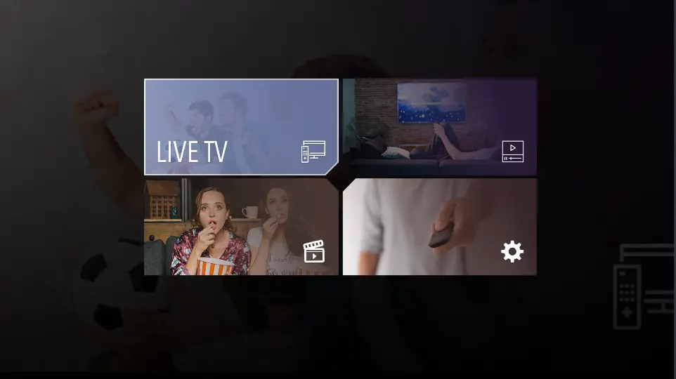 BayTV Menu interface